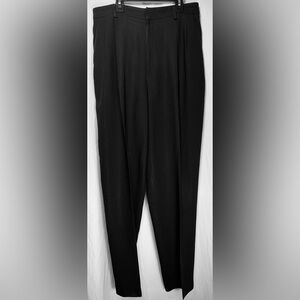 Vintage Crepe Pleated Trousers